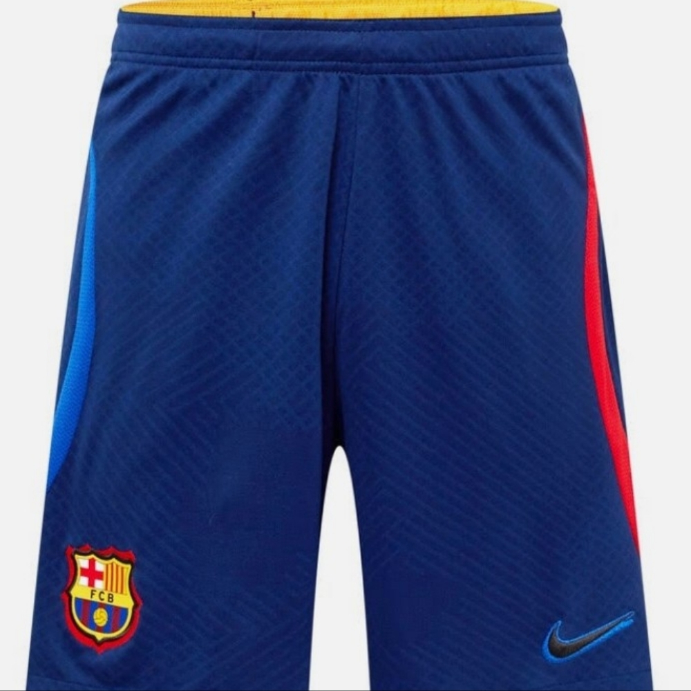 NWT Nike Men's Size Large Slim Fit FC Barcelona Shorts Dri-Fit